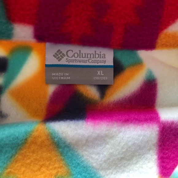 Girls Size 18/20 (XL) Columbia Fleece New With Tags - Picture 2 of 2